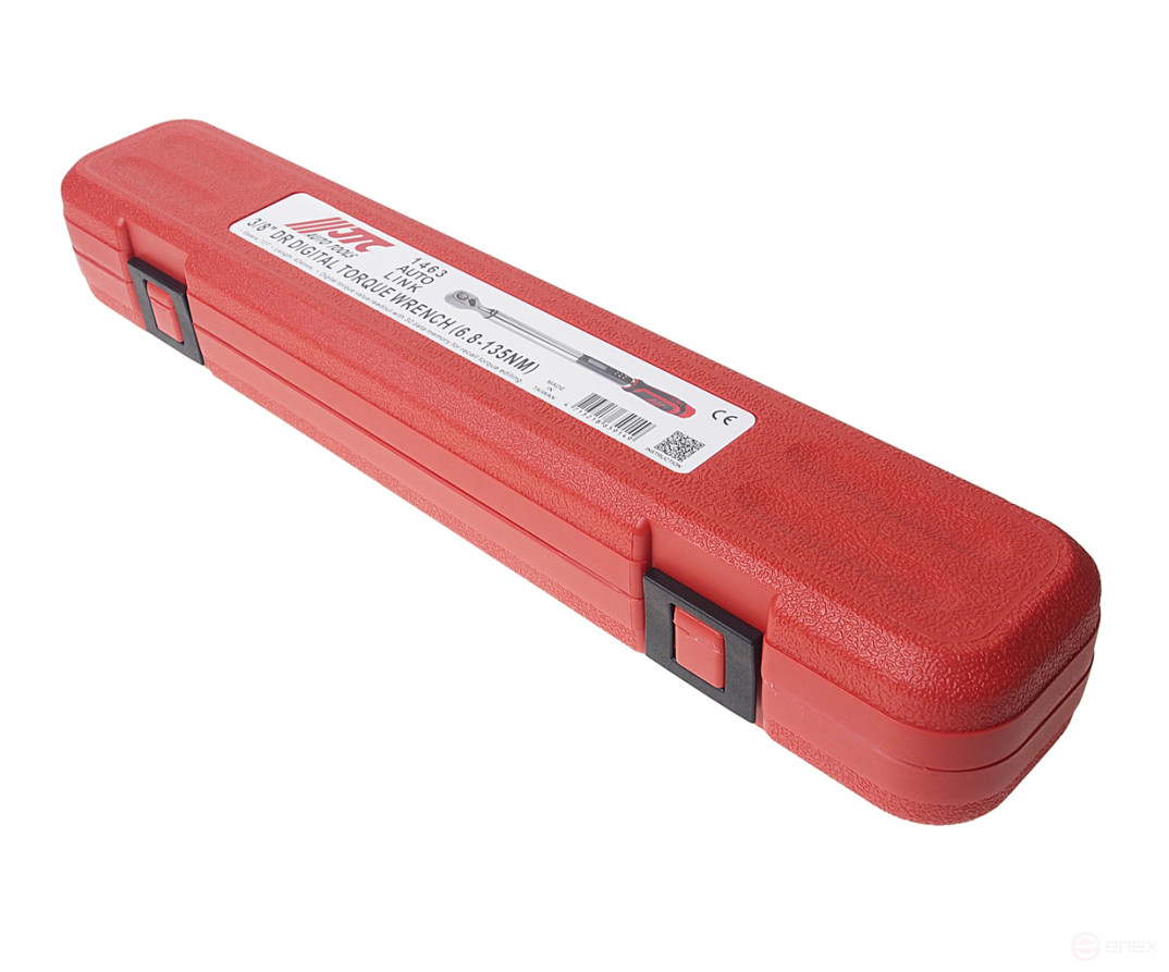 Ключ динамометрический 3/8" 7-135Нм 425мм с цифровой индикацией JTC