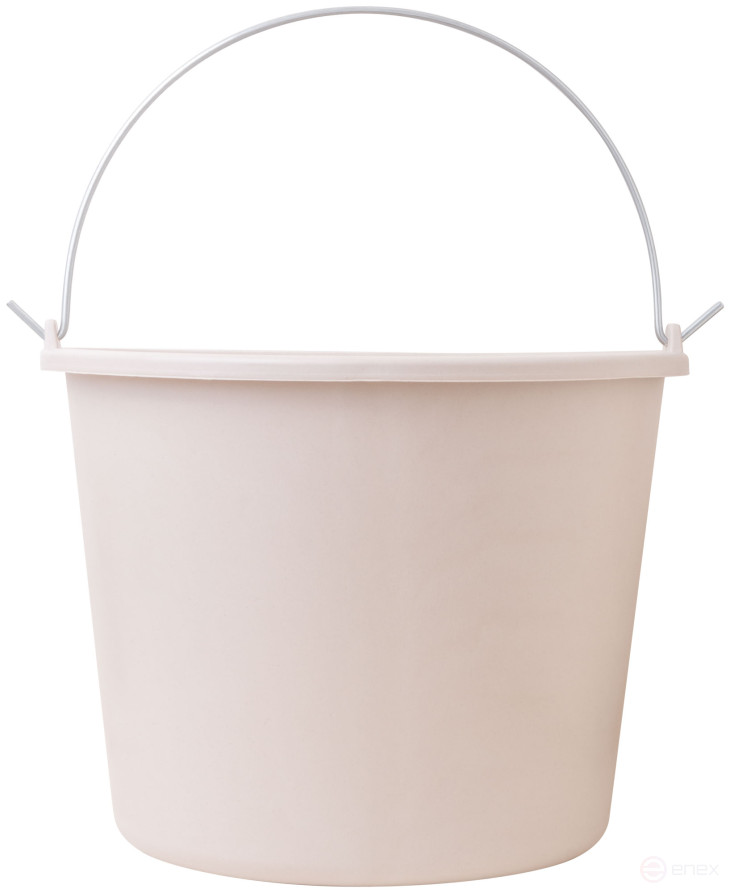 Construction plastic elastic bucket for mixing 12 l mortar