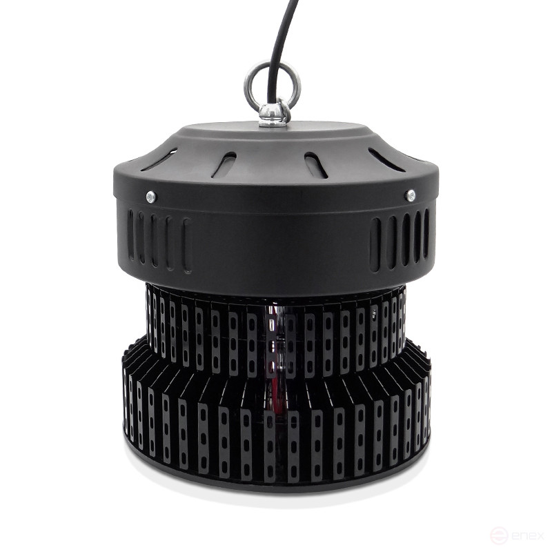 LED Bell Pendant Lamp Mosvolt smd H-black 100w 220v