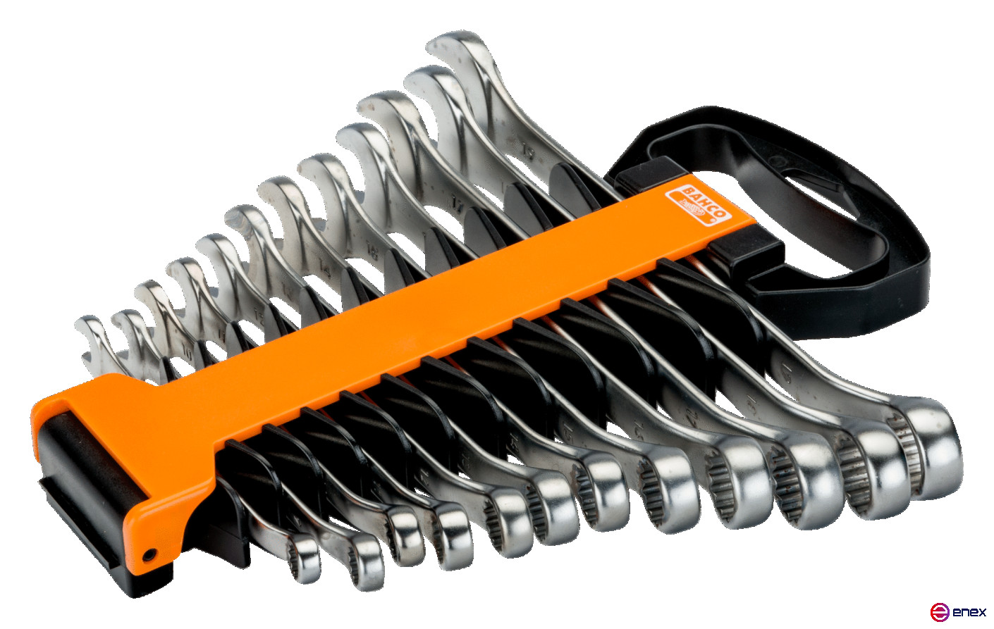 Набор комбинированных изогнутых гаечных ключей 8 - 19 мм, 12 шт