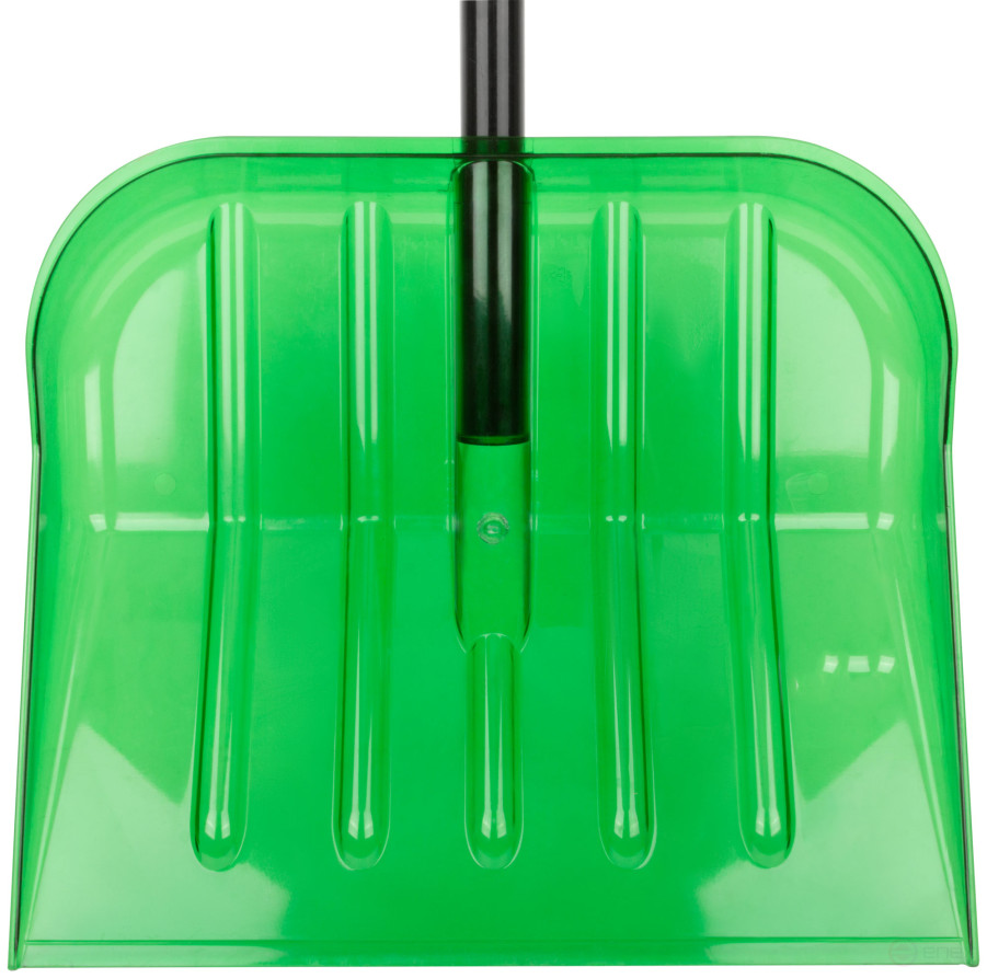 Snow shovel, polycarbonate, aluminum handle, average 460x400x1380 mm