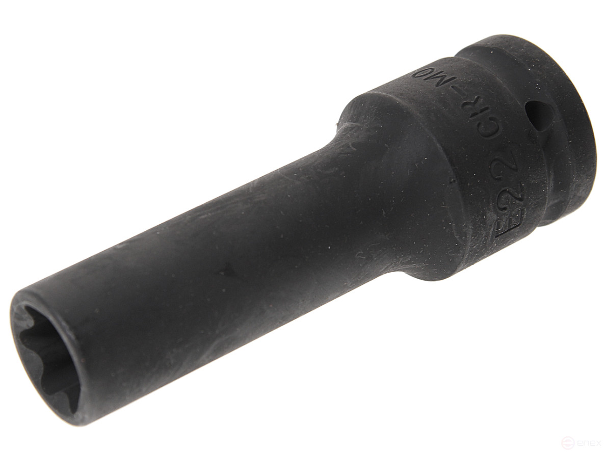Головка торцевая 3/4" TORX E22 глубокая L=110мм JTC