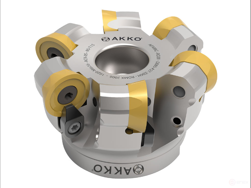 Сменная фрезерная головка AFMRC-RO20-D080-A27-Z06-H