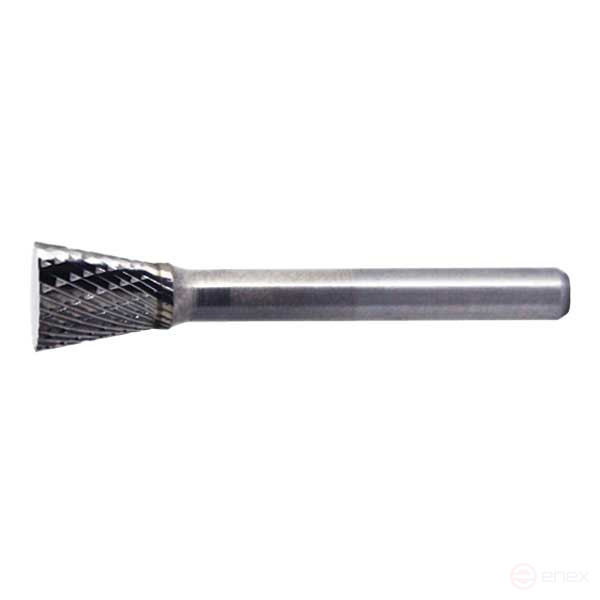 Carbide borehole reverse cone N d8 double notch