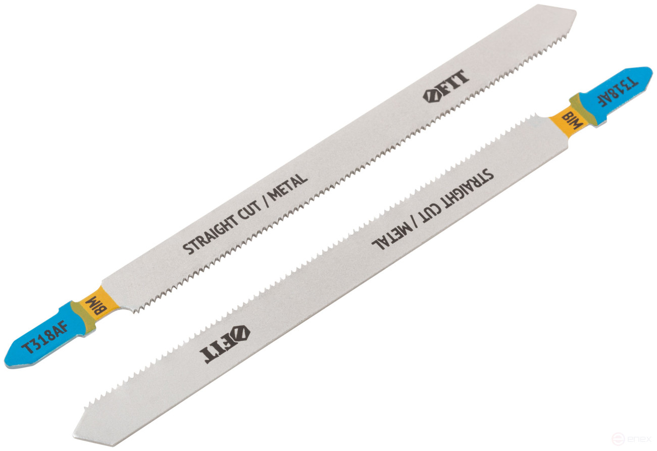 Полотна по металлу, Bimetal, фрезерованные, волнистые зубья, 132/106/1,2 мм (T318AF), 2 шт.