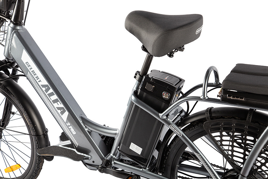 Электровелосипед Gelbert ALFA 2 PRO, серый