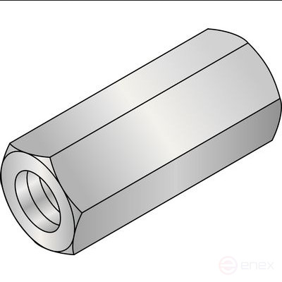 Гайка соединительная M8x40 (50 шт)