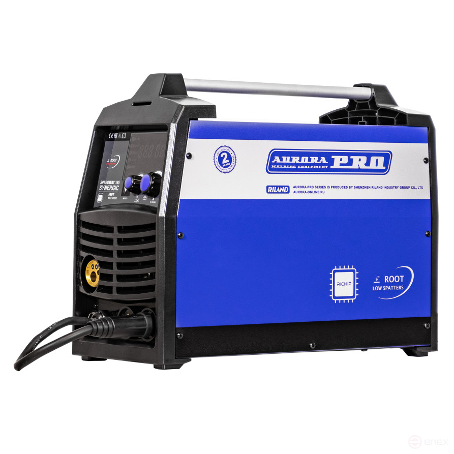 Синергетический инверторный сварочный полуавтомат AuroraPRO SPEEDWAY 165 SYNERGIC (MIG/MAG+MMA+TIG lift)