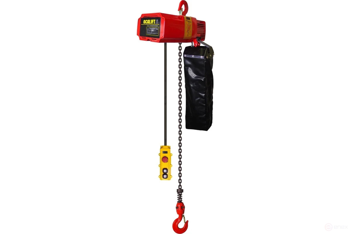 OCALIFT Скоростная цепная таль на крюке 003-02s 300кг 3м 380в, 10 м/мин OCA00302SN3m