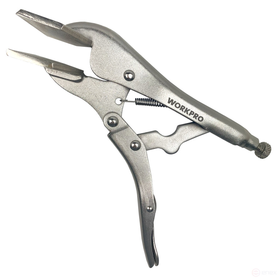 Клещи фиксирующие С-образные с плоским зажимом 200мм WP231069 WORKPRO