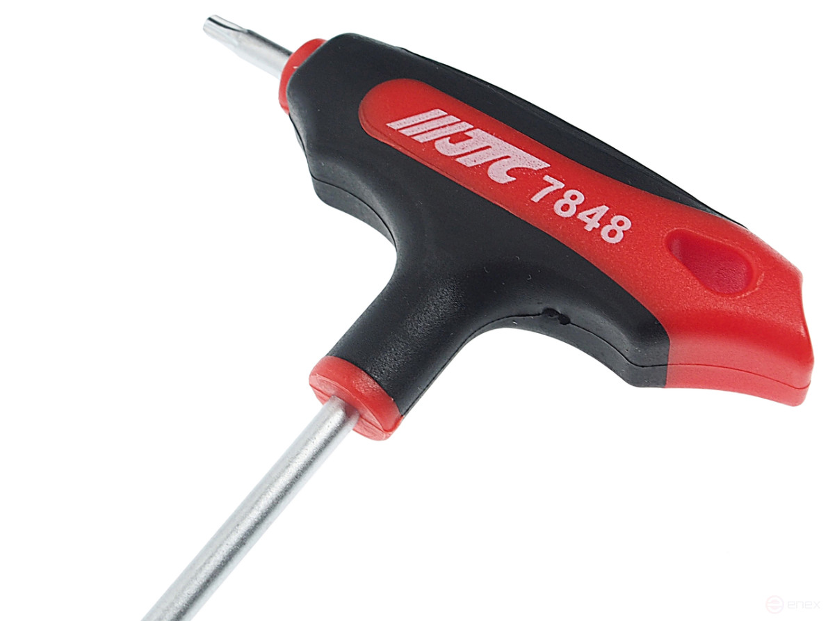 Ключ TORX Т-образный T15H с отверстием JTC
