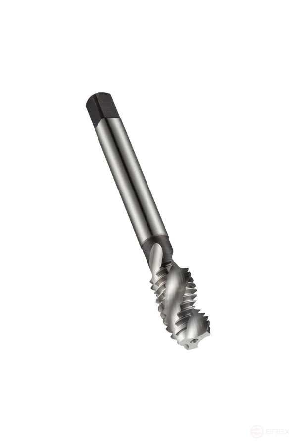 Machine tap with spiral chip groove 40° BSW 3/8", E5333/8