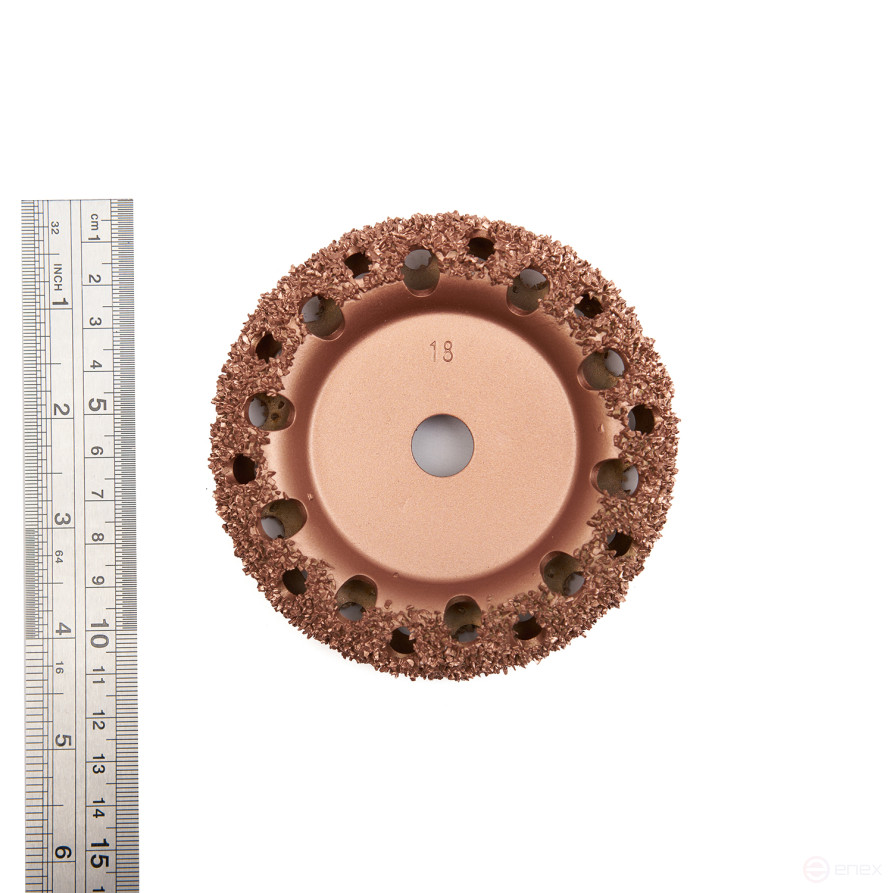 NS05-705-18 Rough disc, Ø102x19mm, AH 14mm, 18 Grit