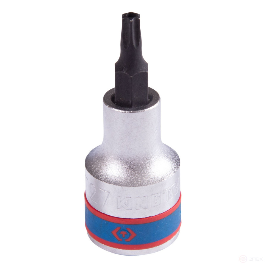 Насадка (бита) торцевая 1/2", Torx, T27, L = 60 мм, с отверстием KING TONY 402727