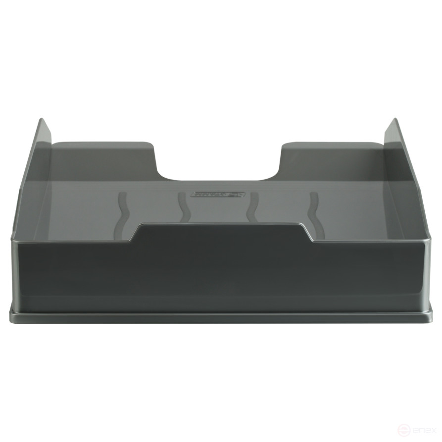 Лоток для бумаг горизонтальный СТАММ "Эксперт", серый