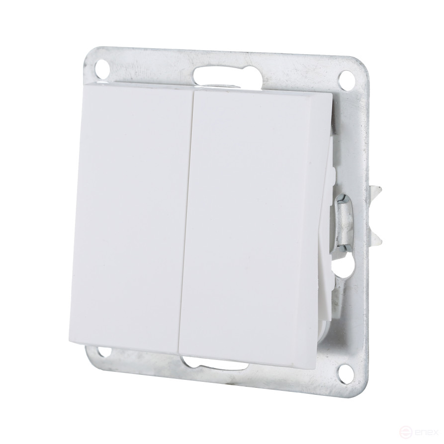 Switch 2-cl.(diagram 5) 16 A, 250 B (white) LK80