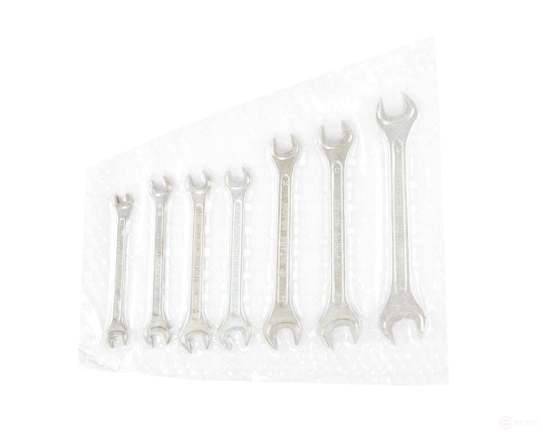 Набор ключей гаечных рожковых двусторонних 7 шт. (8-22) вак.уп. SITOMO BELARUS