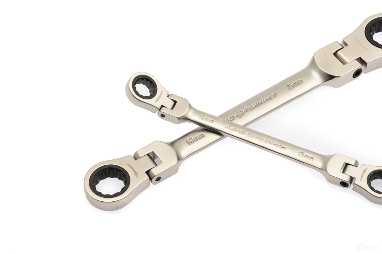 Double-sided ratchet key 12x13 mm