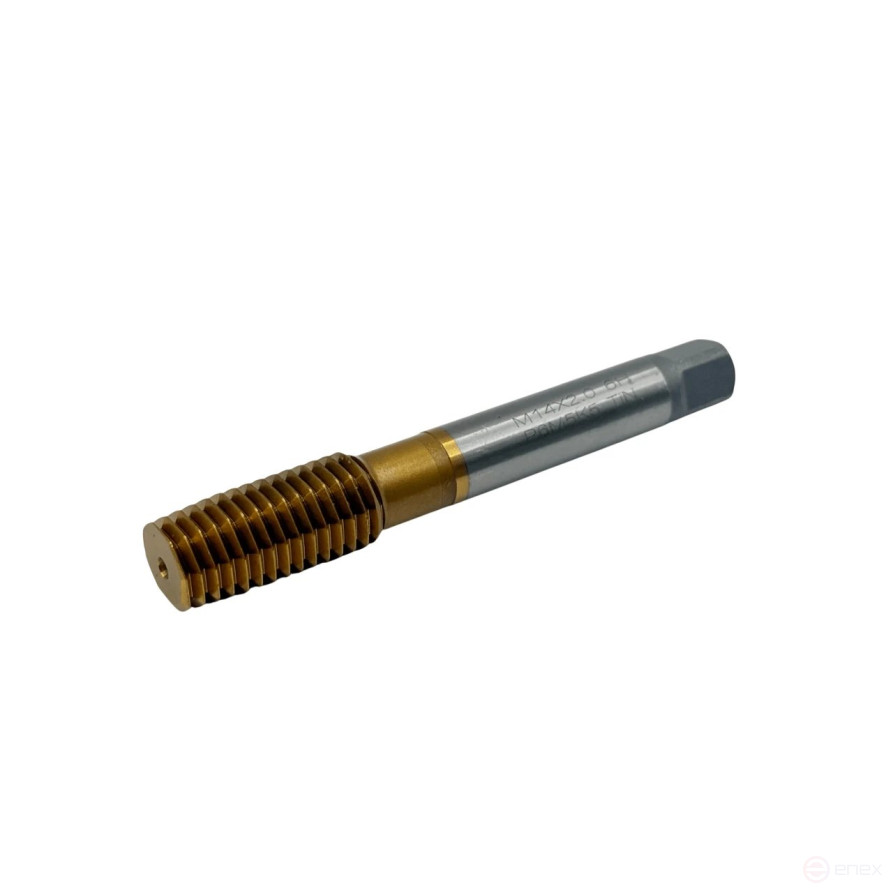 Метчик бесстружечный (раскатник) M 14х2.0 Р6М5К5 с покрытием TiN TORNERI Т025336