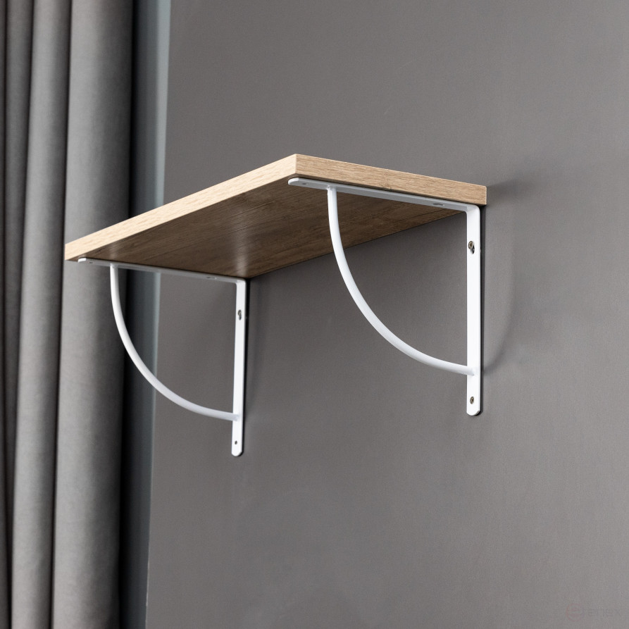 Полкодержатель мет. ORBIT 200*200*20*3, белый AKS