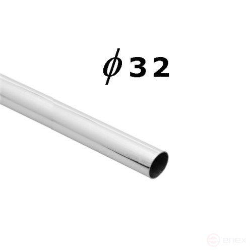 Труба d32 L-3000 (1,80кг/1,0мм), хром AKS