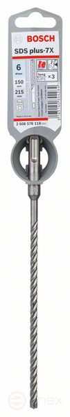 Impact drills SDS plus-7X 6 x 150 x 215 mm, 2608576118