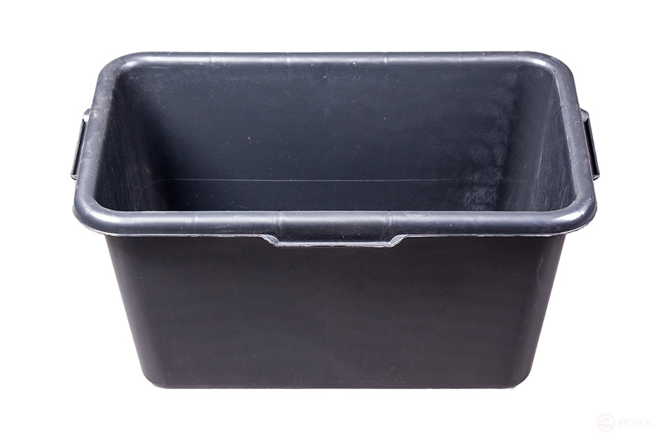 Construction basin made of polypropylene rectangular 75 liters
