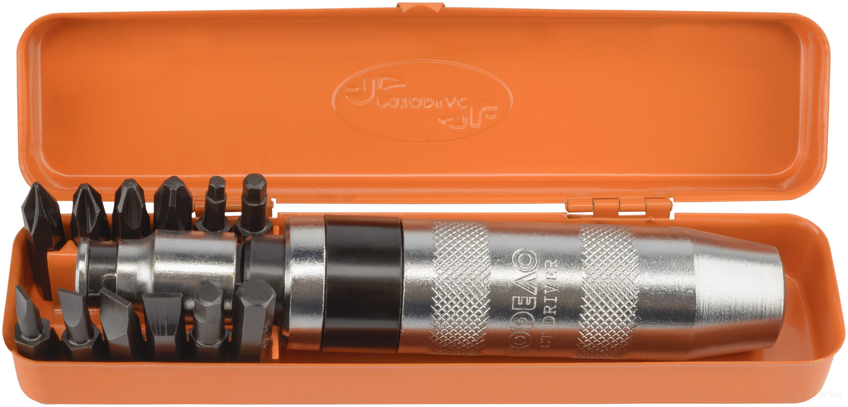 Impact-rotary screwdriver (12 nozzles S2;metal.the case) AvtoDelo PRO (40013)