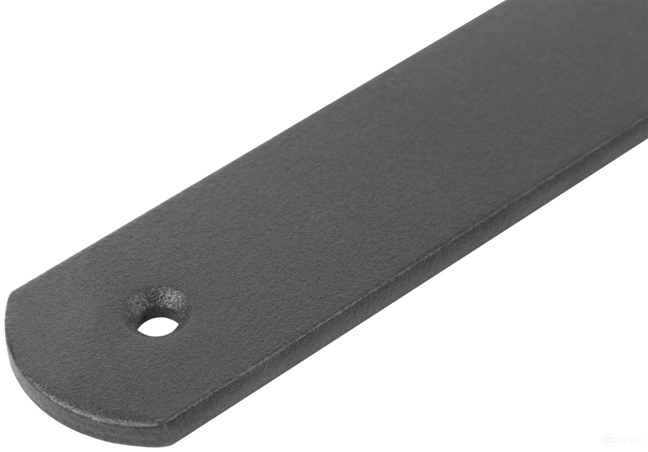 Corner bracket reinforced black 350x250 mm