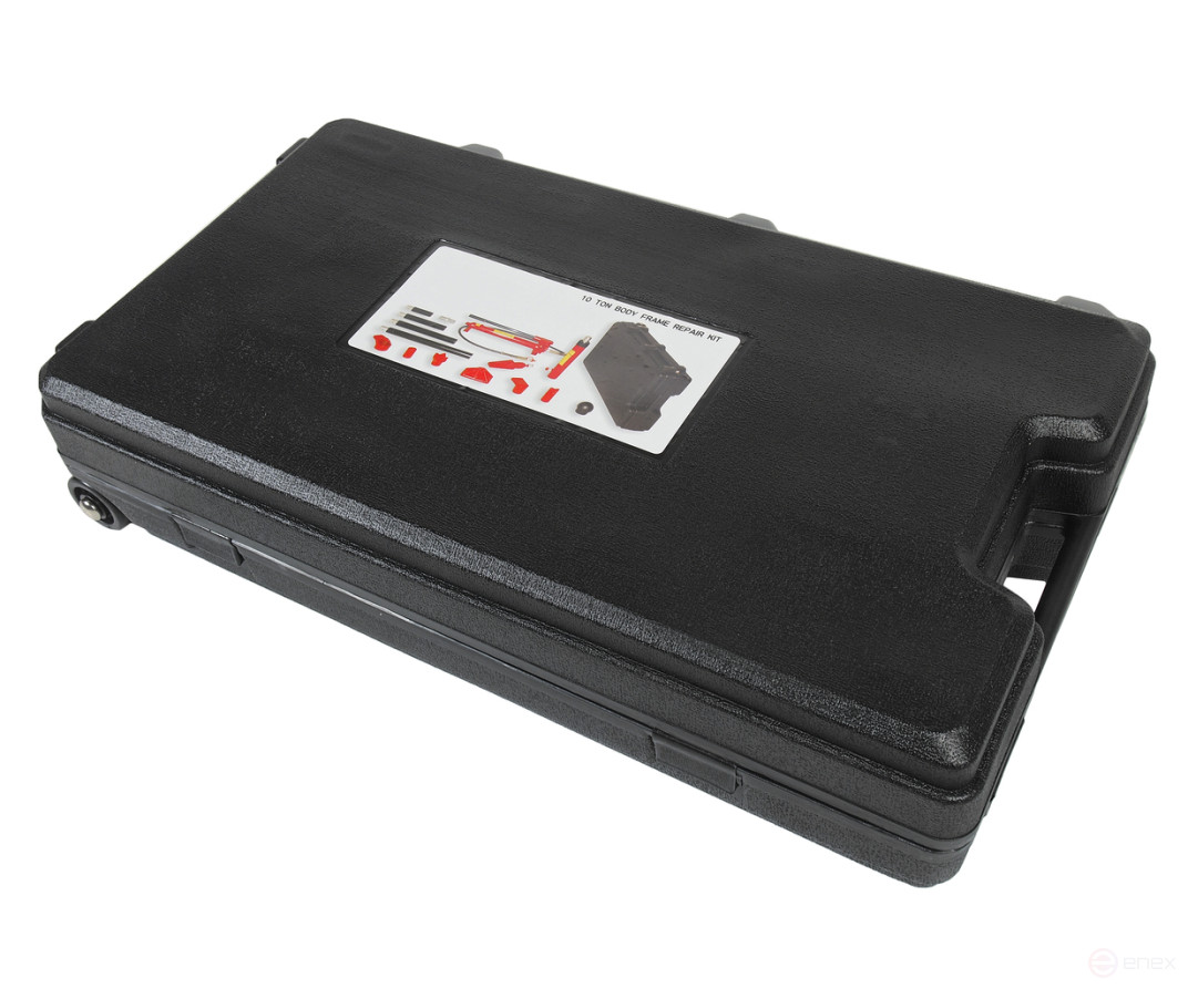 Hydraulic Bodywork Tool Kit, 10t force, 17 items in a JTC case