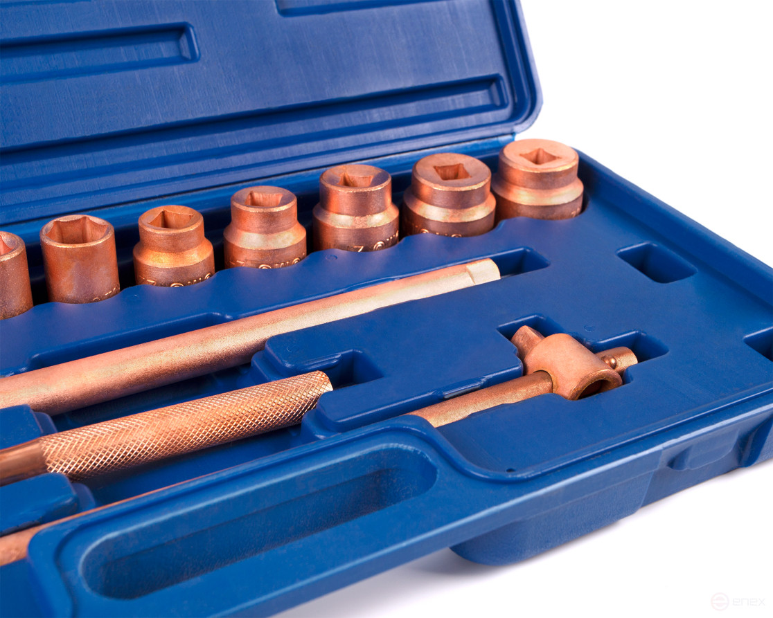 Set of heads N2D 10-36mm copper plating SITOMO