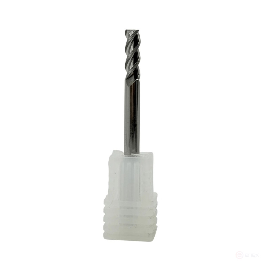 Carbide end mill c/x f 4.0x12x50 mm z=3, aluminum TORNERI T026068