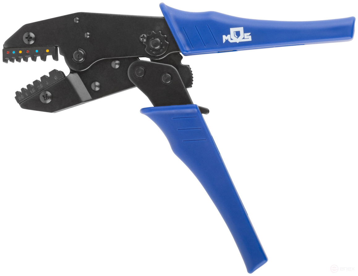 Пресс-клещи (кримпер) для обжима наконечников электропроводов с сечением 0,5-6 мм²