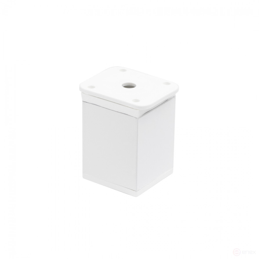 Опора меб. алюм. DAКP-27 h60 с регул. белый AKS