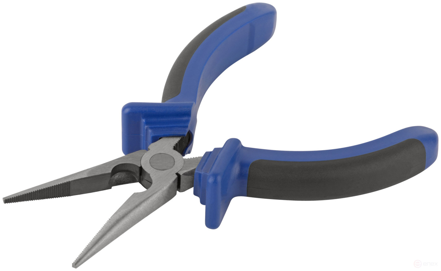 Thin-nosed "One" two-tone rubberized handles, polished steel 160 mm