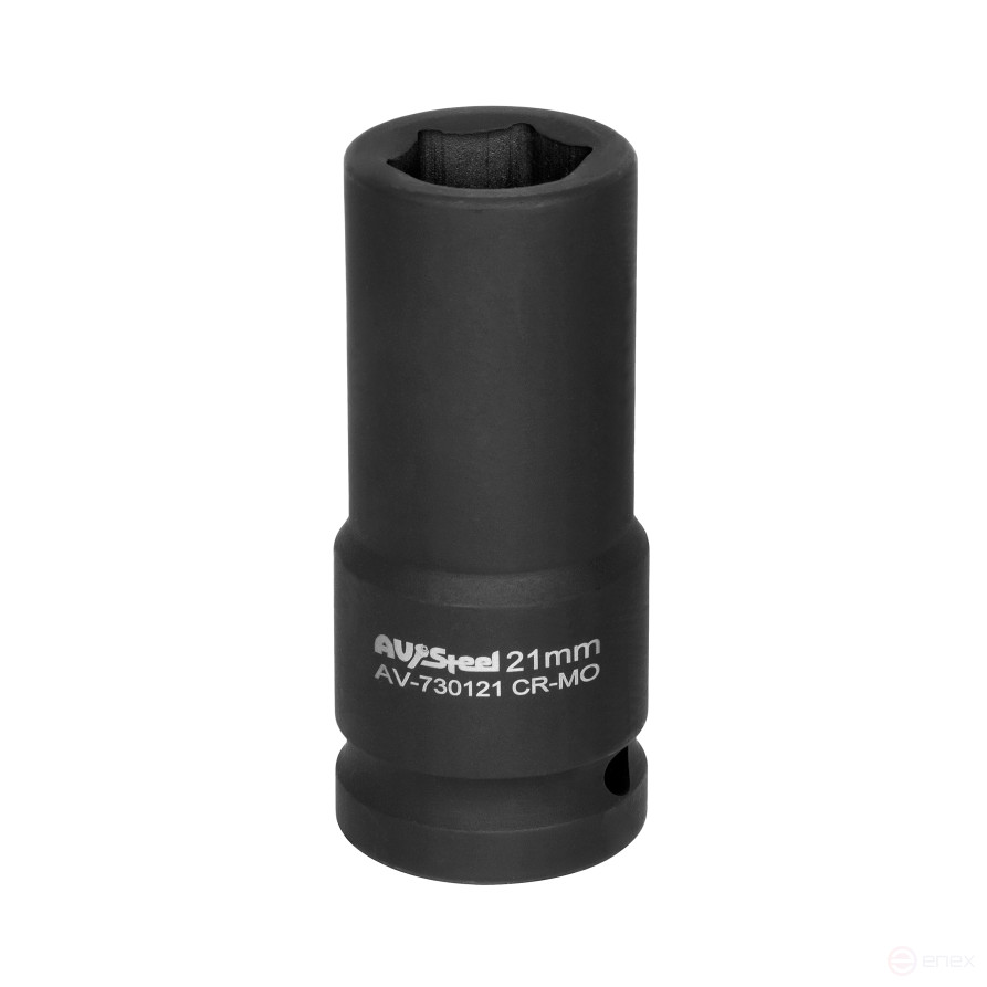 Головка ударная 3/4" шестигранная удлиненная 21мм