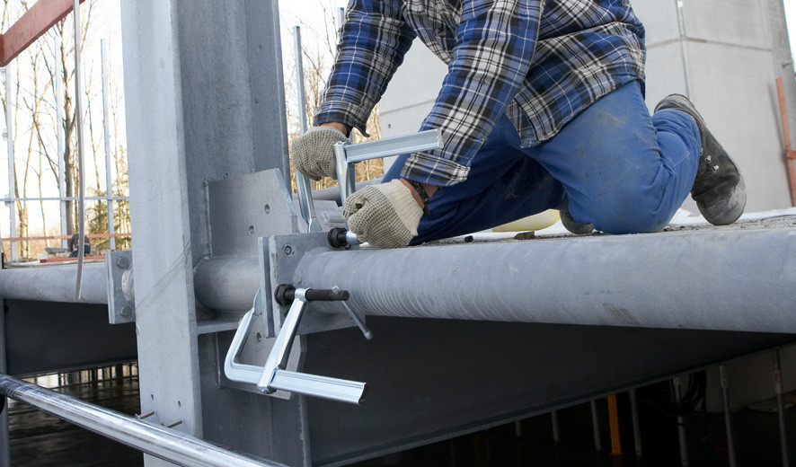 SL60M Струбцина высокоэффективная столярная 600/120, усилие: 8.5 кН, момент затяжки: 25 Нм, с Т-образной рукояткой