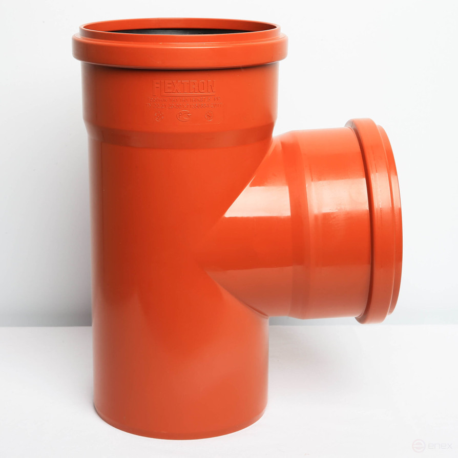 Тройник внешний 160 мм 90 (87,5) градусов Flextron