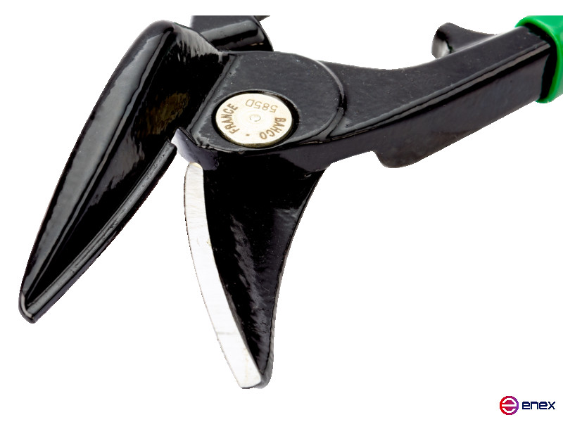 Ножницы по металлу со смещением для правого и прямого реза для мягких/средних материалов 280 мм