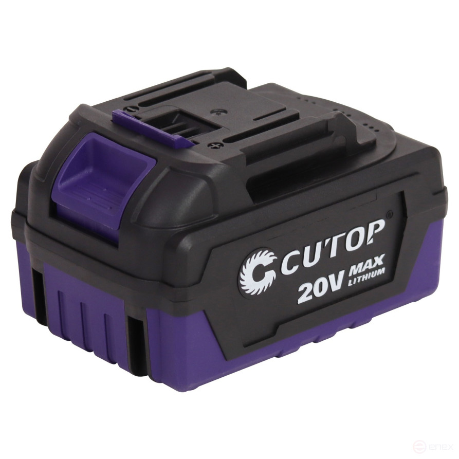 Screwdriver Cutop E-Profi 20V, 13mm, 2 Batteries, 4ah, Battery cooler, box square.