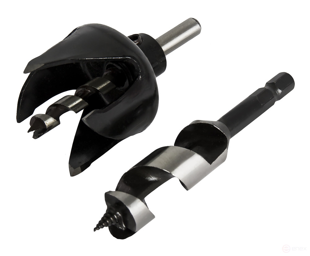 Lock Mounting Kit PRACTICE Crown 54 x 40mm, Screw Drill 22 mm Blister (032-614)