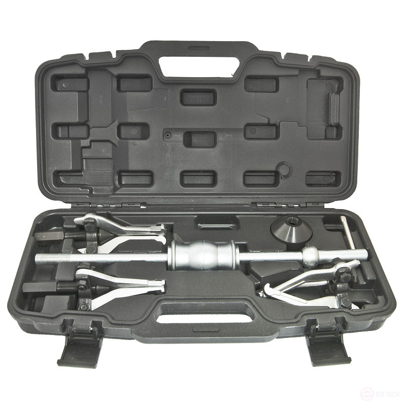 ER-86846 3-gripper puller set, for internal: 15-30mm,30-80mm; and external: 15-80 mm bearings and bushings (5 pr.) in the EUREKA /1/2 case