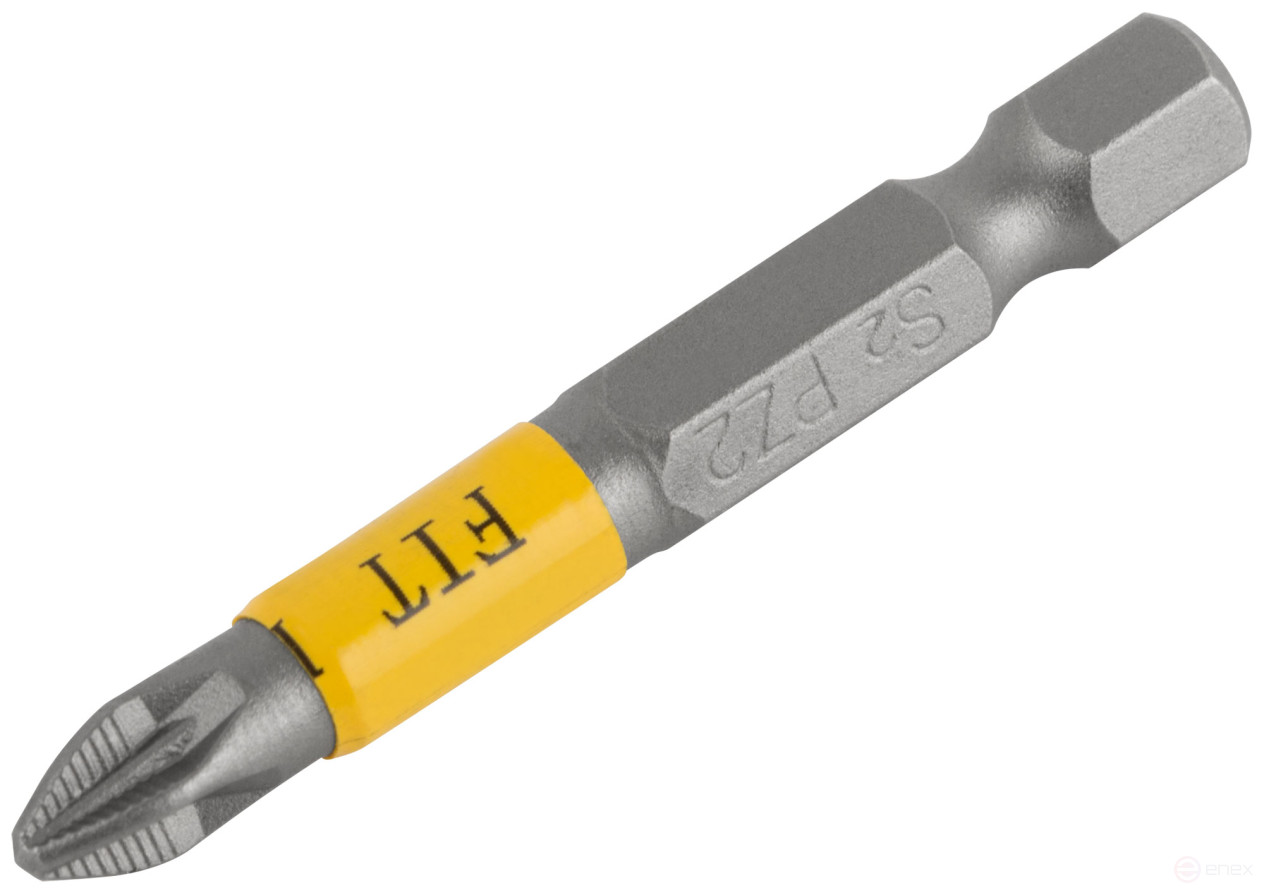 Биты кованые, сталь S2, односторонние 50 мм PZ2, Профи 10 шт., блистер