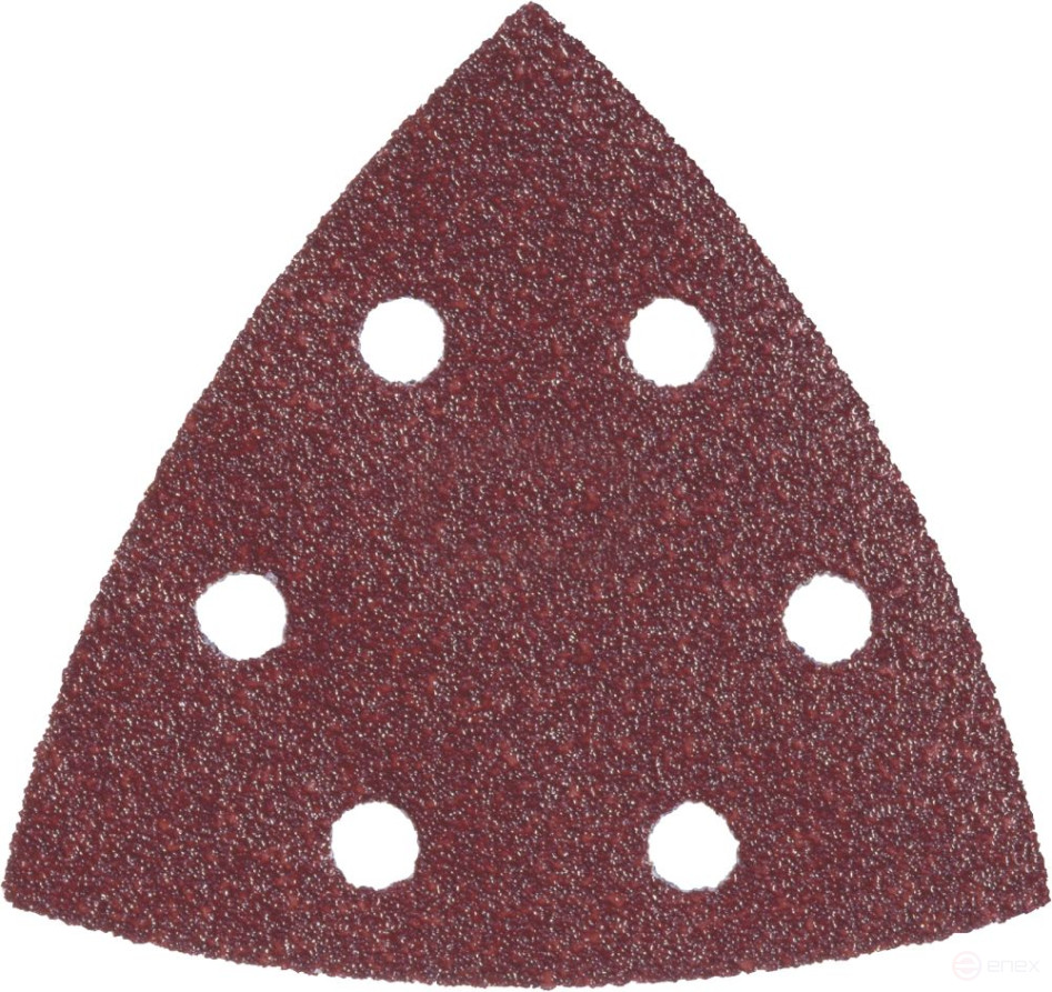 The nozzle for MFIs is a PRACTICE slot.sheets, delta, VELCRO, 6 holes 93 mm, P 80, 10 pcs. (240-447)