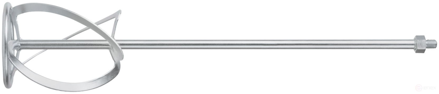 Миксер для тяжелых строительных смесей усиленный Профи, хвостовик М14, 120х590 мм, 04281