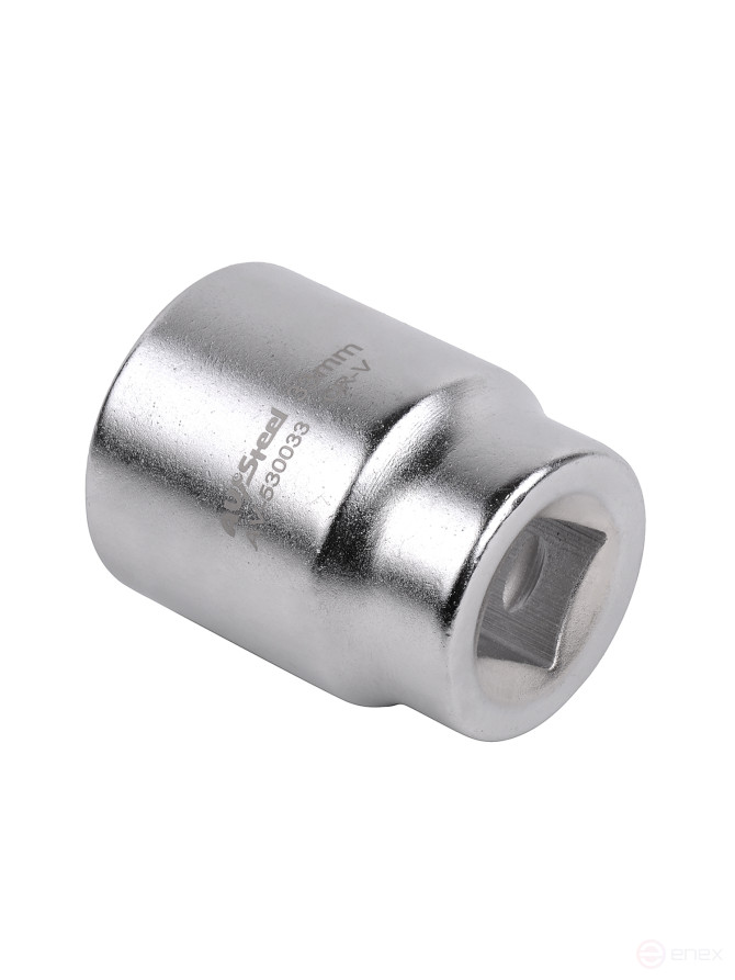 Головка 3/4" шестигранная 33мм "AV Steel" AV-530033