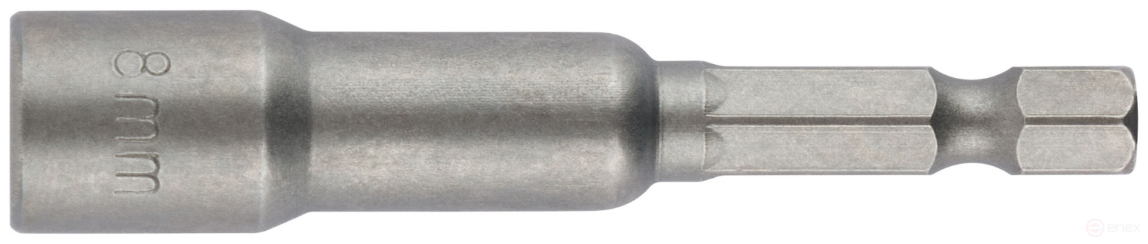 Adapter with an 8x65mm socket head