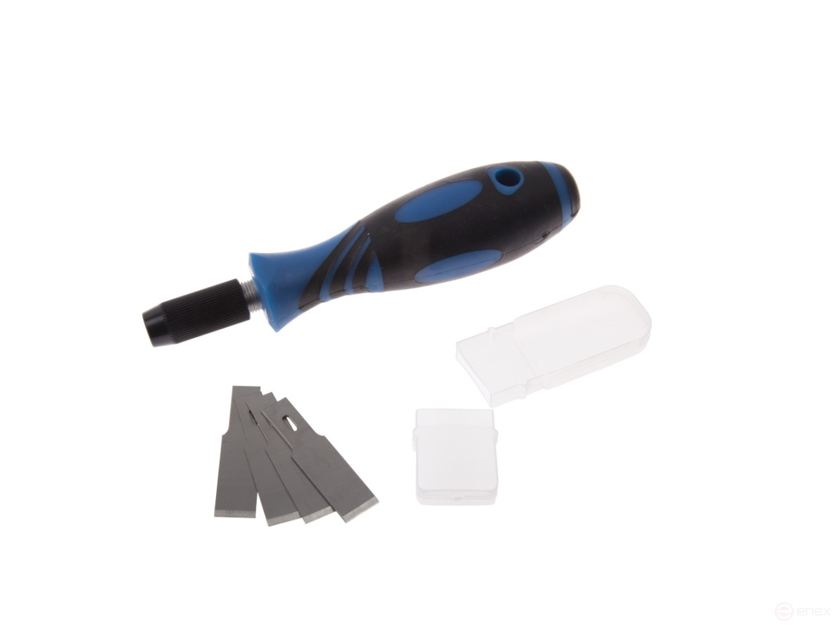 Scraper knife with a set of blades MASTAK 107-03012