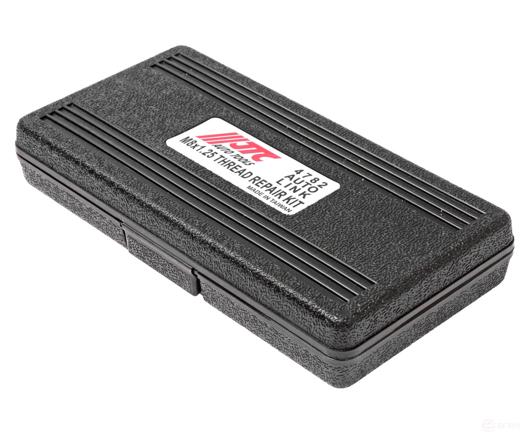 Set of tools and inserts for thread restoration M14x1.25mm L=12.4mm 9 pieces JTC