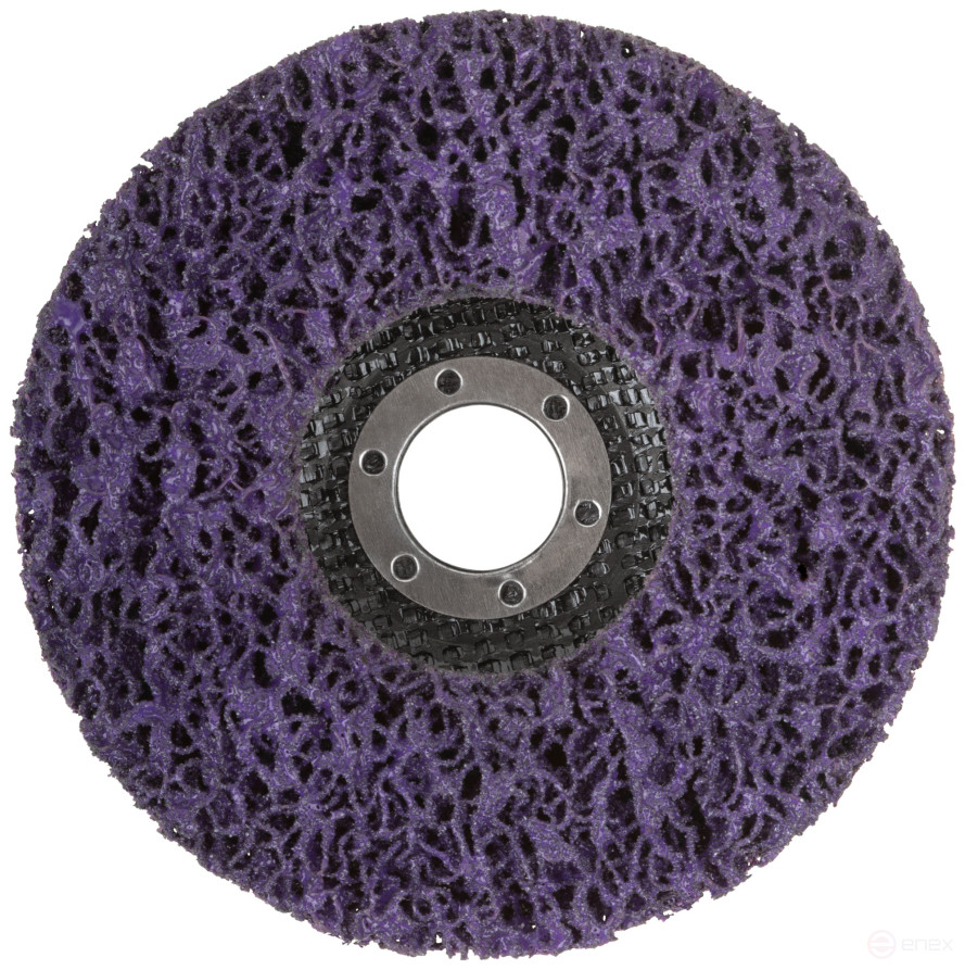 Polymer stripping disc 125 mm, purple, hard